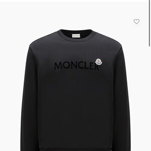 Moncler Classic Black Crewneck Sweater